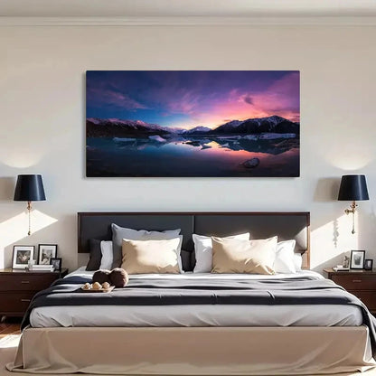 Spring Winter Scenery Deco Wall Art Canvas Office Home Room Framed 120x60cm