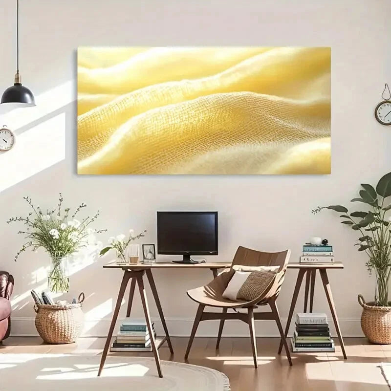 Sweet Nectar Golden Honey Wall Art Canvas Office Home Room Framed 120x60cm - Bella Home Decor
