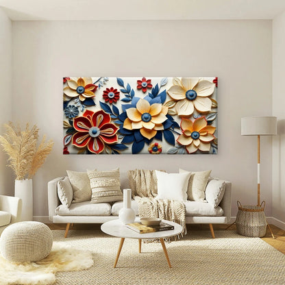 Footwear Fashion And Flowers Wall Art Canvas Office Home Room Framed 120x60cm - Bella Home Decor