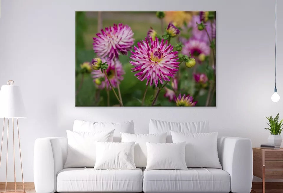 Beautiful Flowers In the Garden  Wall Art Decor 100% Australian Made - Bella Home Decor