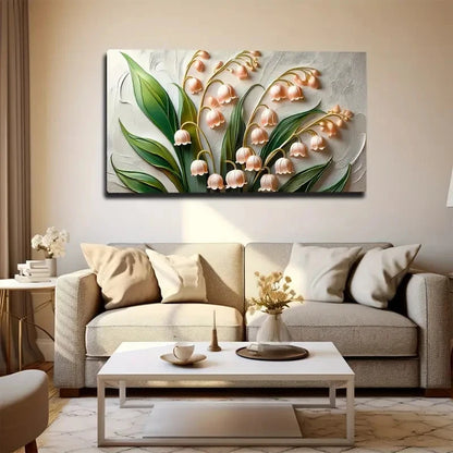 Simple Natural Solid Pattern Wall Art canvas office home room framed 120x60cm - Bella Home Decor