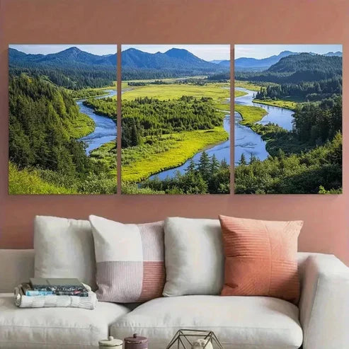 3pcs Pacific Northwest Oregon Landscapes Perfect Wall Art Set Canvas Unframed – High Quality Print 100% Australian Made Wall Canvas