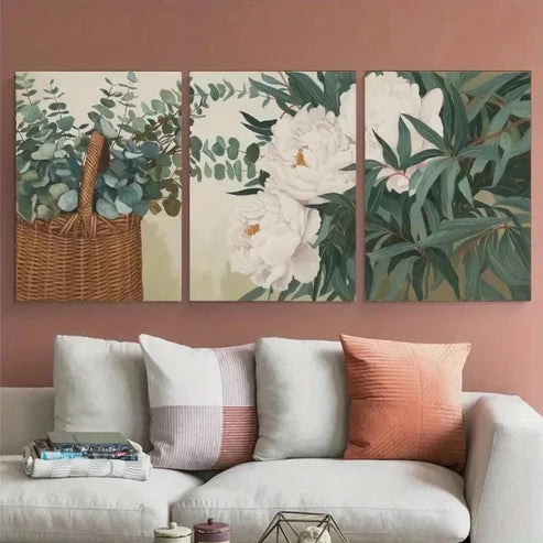 3pcs Minimalist Style, Natural Landscape Wall Art Canvas Unframed - High Quality Print 100% Australian Made Wall Canvas