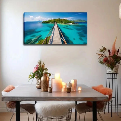 Deco Modern Minimalist Décor Wall Art Canvas Office Home Room Framed 120x60cm