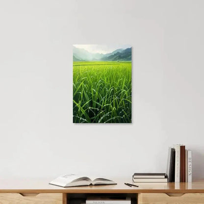 Beautiful Colorful Nature Landscape Painting 60x90cm Metal Print Ready to Hang