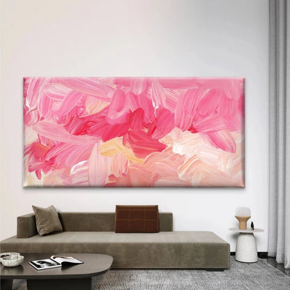 Abstract Colorful Brush Strokes Wall Art Canvas Office Home Room Framed 120x60cm