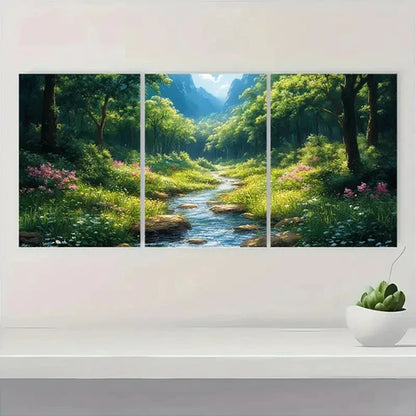 3pcs Jungle Fantasy Art JF Wall Art Canvas Unframed – High Quality Print 100% Australian Made Wall Canvas