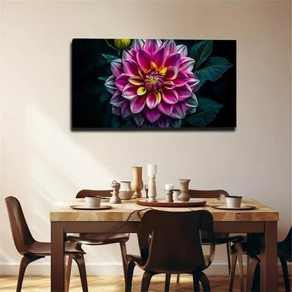 The Charm Of Flowers Wall Art Canvas Office Home Room Framed 120x60cm