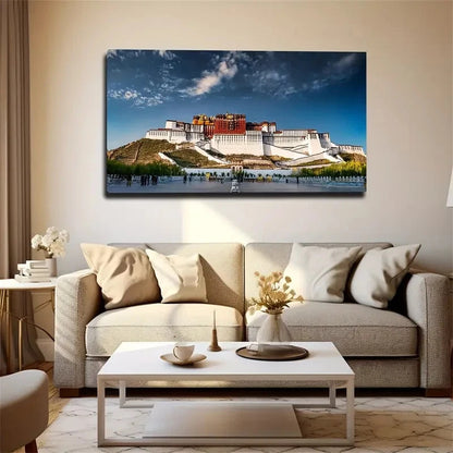 Magical Toiltah Palace Wall Art Canvas Office Home Room Framed 120x60cm