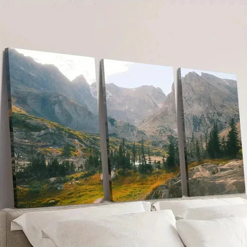 3pcs Spring & Summer Season Landscape Theme Wall Art Set Canvas Unframed - High Quality Print 100% Australian Made Wall Canvas