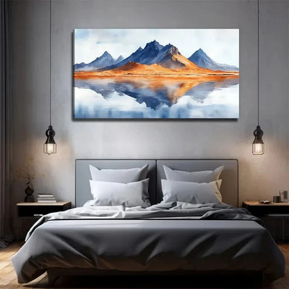 Modern Minimalist Landscape Wall Art Canvas Office Home Room Framed 120x60cm