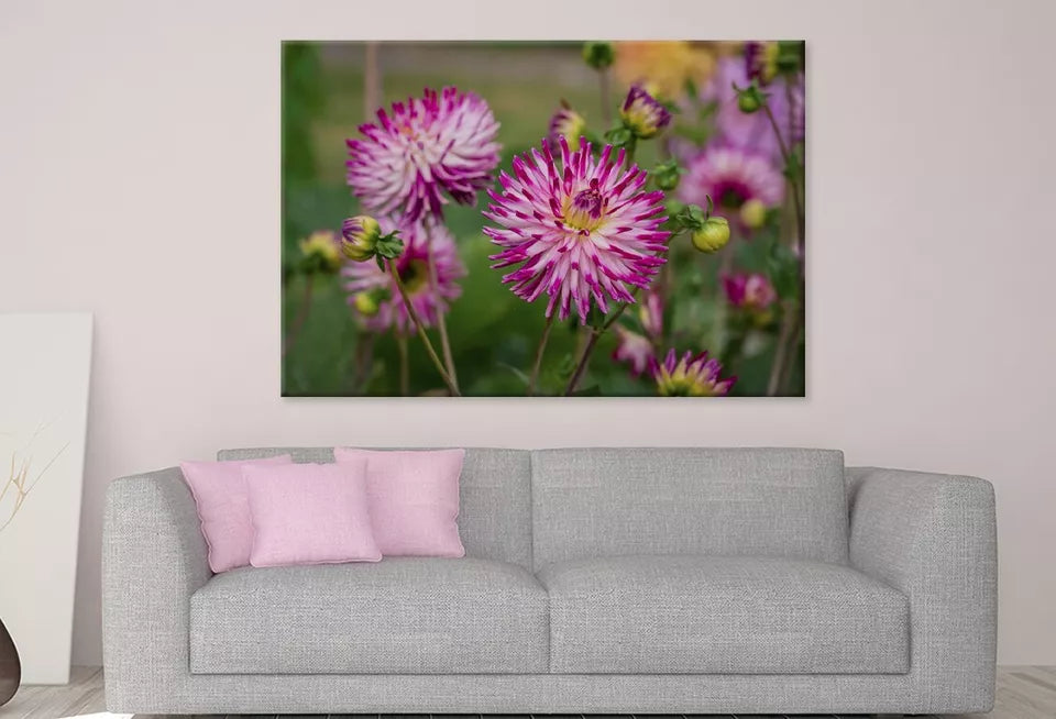 Beautiful Flowers In the Garden  Wall Art Decor 100% Australian Made - Bella Home Decor