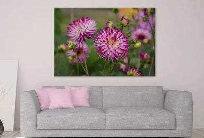 Beautiful Flowers In the Garden  Wall Art Decor 100% Australian Made - Bella Home Decor