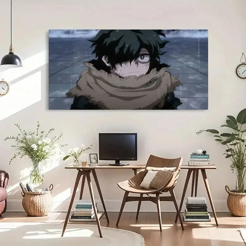 Anime Character Modern Decor Wall Art Canvas Office Home Room Framed 120x60cm