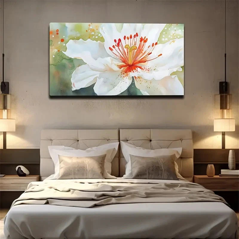 Full And Blooming Flowers Wall Art Canvas Office Home Room Framed 120x60cm