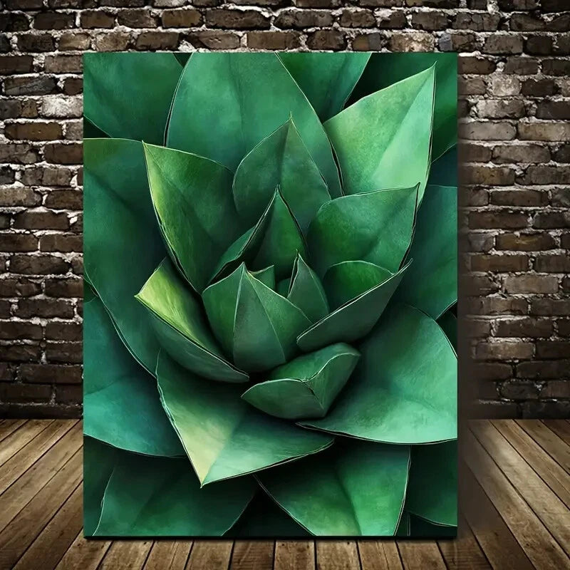 Featuring Agave Geometric Designs by Galeswitzer 40x60cm Metal Print Ready to Hang - Bella Home Decor