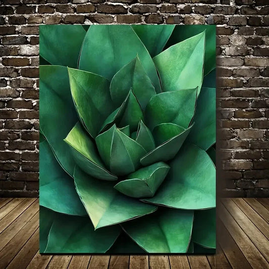 Featuring Agave Geometric Designs by Galeswitzer 40x60cm Metal Print Ready to Hang - Bella Home Decor