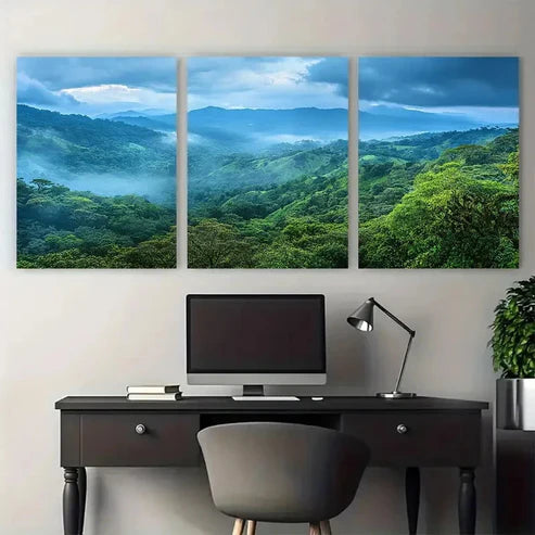 3pcs Costa Rica Scenic Art Monteverdi Perfect Wall Art Set Canvas Unframed - High Quality Print 100% Australian Made Wall Canvas - Bella Home Decor