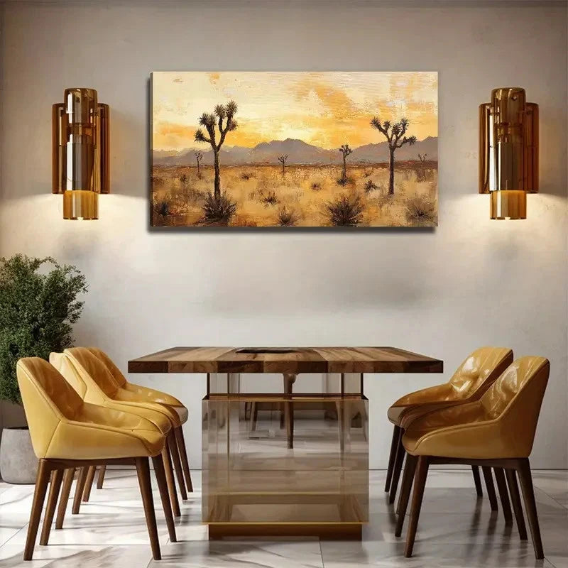 Modern Bohemian Style Tree Wall Art Canvas Office Home Room Framed 120x60cm