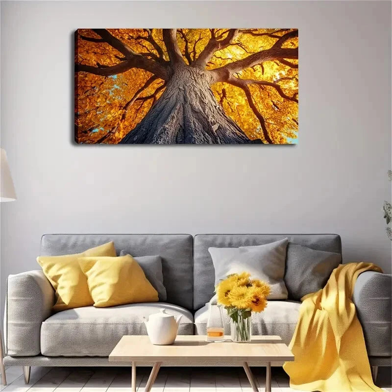 Stunning Tree Veins Modern Wall Art Canvas Office Home Room Framed 120x60cm - Bella Home Decor