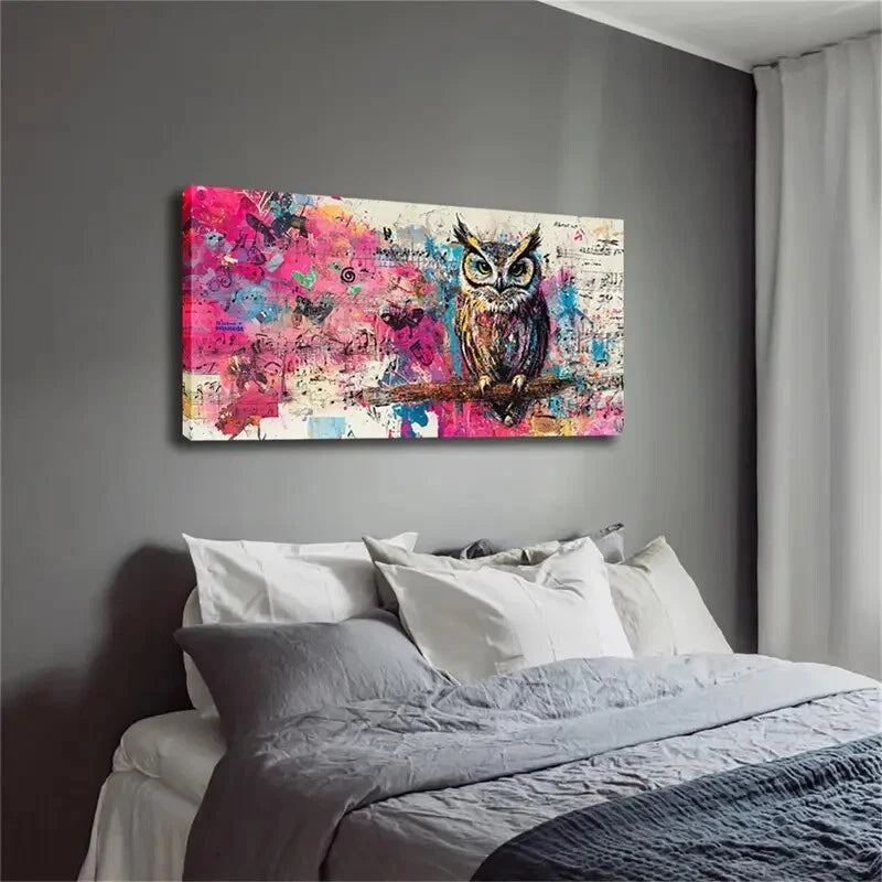 Multicolor Abstract Background Wall Art Canvas Office Home Room Framed 120x60cm - Bella Home Decor