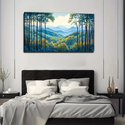 Extended Bullying Mountain Wall Art Canvas Office Home Room Framed 120x60cm
