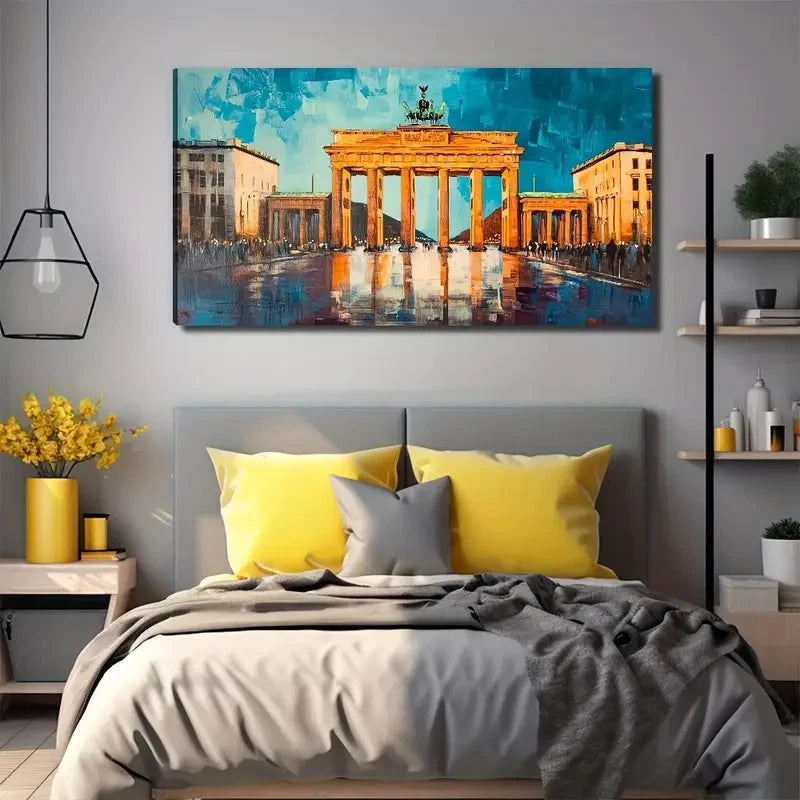 Renowned Travel Destination Wall Art Canvas Office Home Room Framed 120x60cm