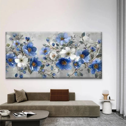 Minimalist Floral Landscape Wall Art Canvas Office Home Room Framed 120x60cm