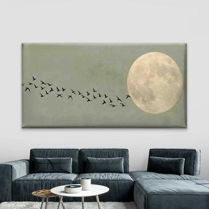 Dark Green Background Wall Art Canvas Office Home Room Framed 120x60cm