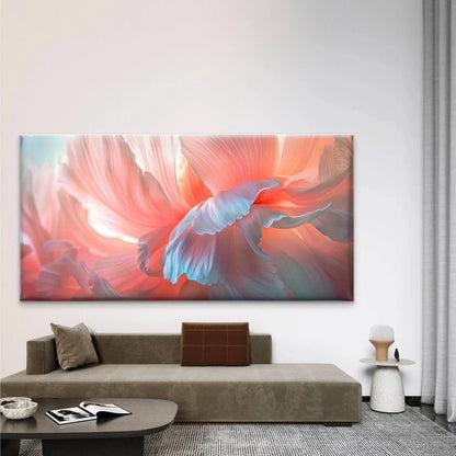 Graceful Flower Petals Wall Art Canvas Office Home Room Framed 120x60cm