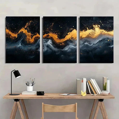 3pcs White Abstract Texture Abstract Wall Art Set Canvas Unframed - High Quality Print 100% Australian Made Wall Canvas