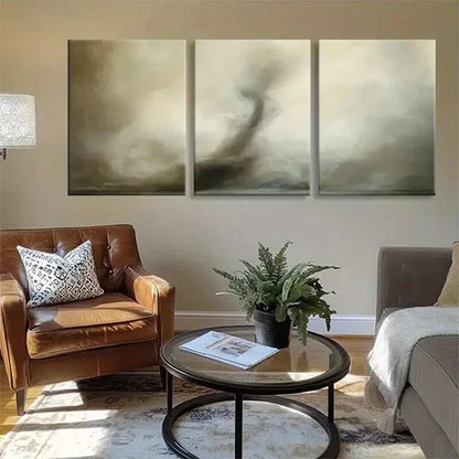 3pcs Dreamy Abstract Swirling Clouds Perfect Wall Art Canvas Unframed - High Quality Print 100% Australian Made Wall Canvas - Bella Home Decor
