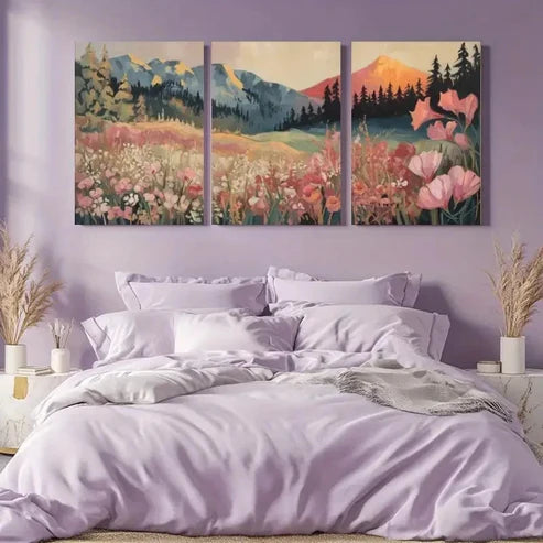 3pcs  Artwork, Natural Landscape Wall Art Canvas Unframed - High Quality Print 100% Australian Made Wall Canvas - Bella Home Decor
