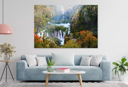 Plitvice Lakes National Park   Wall Art Decor 100% Australian Made - Bella Home Decor