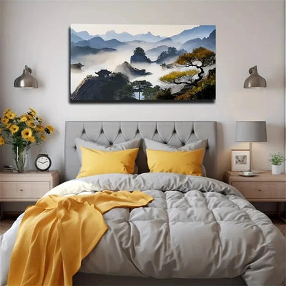 Huangshan In China Wall Art Canvas Office Home Room Framed 120x60cm