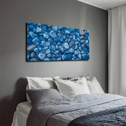 Serene Ocean Frozen Wall Art canvas office home room framed 120x60cm - Bella Home Decor