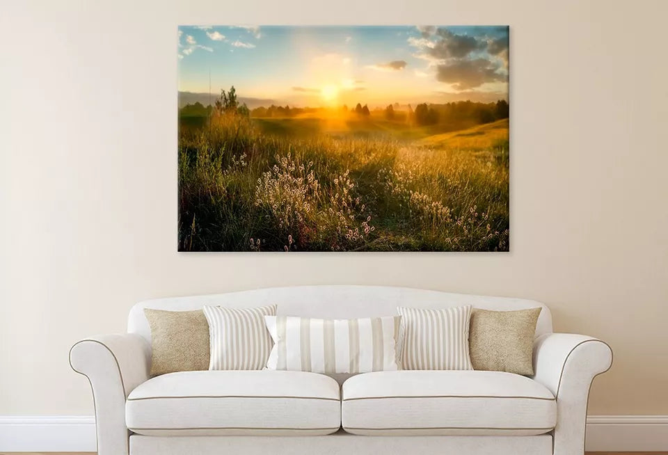 Blooming Wild High Grass Wall Art Decor 100% Australian Made - Bella Home Decor