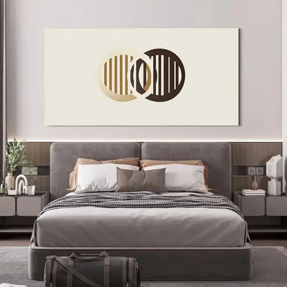 Modern Minimalist Abstract Wall Art Canvas Office Home Room Framed 120x60cm