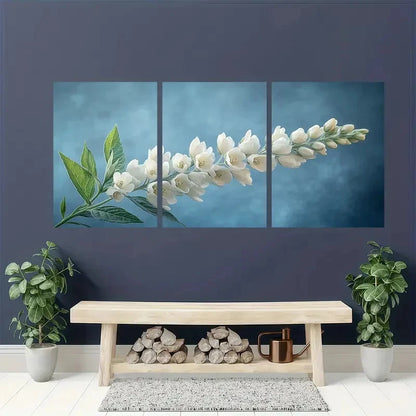 3pcs Baptistic Aesthetic Flower Pastel Perfect Wall Art Set Canvas Framed 40x60cm - High Quality Print 100% Australian Made Wall Canvas Ready to Hang - Bella Home Decor