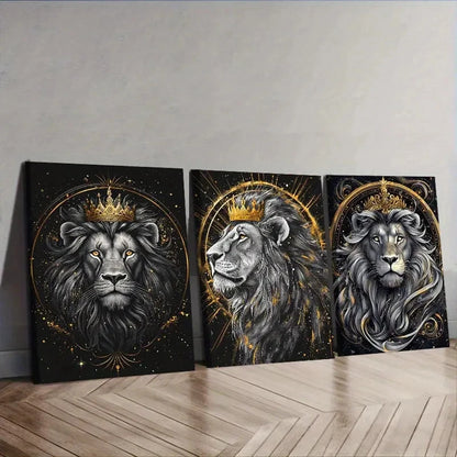 3pcs The Lion King Wall Art Set Canvas Framed 40x60cm - High Quality Print 100% Australian Made Wall Canvas Ready to Hang - Bella Home Decor
