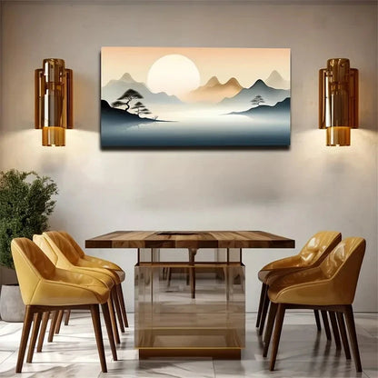 Sunset Cloud Decoration Wall Art Canvas Office Home Room Framed 120x60cm