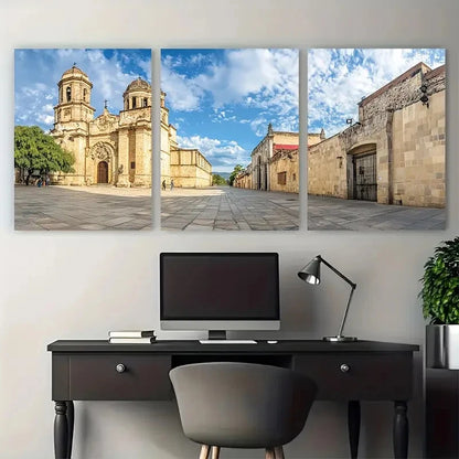 3pcs Alle Macedonia Alcala Oaxaca La Prefect  Wall Art Set Canvas Framed 40x60cm - High Quality Print 100% Australian Made Wall Canvas Ready to Hang - Bella Home Decor