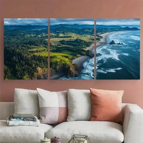 3pcs Pacific Northwest Oregon Art Set Canvas Unframed - High Quality Print 100% Australian Made Wall Canvas