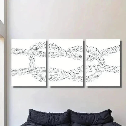 3pcs Nautical Decorative Square Knot Print Wall Art Canvas Unframed - High Quality Print 100% Australian Made Wall Canvas