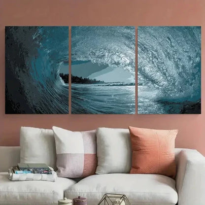 3pcs Beach House Décor Summer Coastal Perfect Wall Art Canvas Unframed – High Quality Print 100% Australian Made Wall Canvas