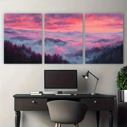 3pcs Tampa Map Florida Décor Street Perfect Wall Art Set Canvas Framed 40x60cm - High Quality Print 100% Australian Made Wall Canvas Ready to Hang