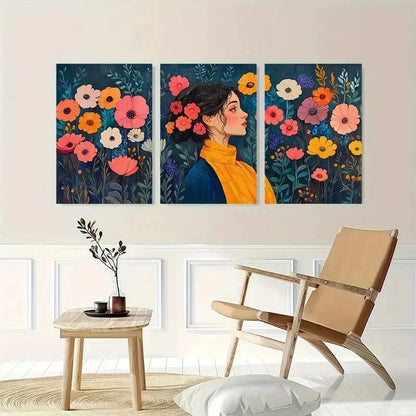 3pcs Woman By Henri Matisse Modern Perfect Wall Art Set Canvas Framed 40x60cm - High Quality Print 100% Australian Made Wall Canvas Ready to Hang - Bella Home Decor