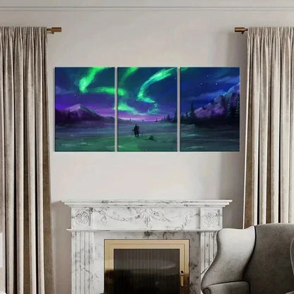 3pcs Anime Landscape Nordic Natural Modern Wall Art Canvas Unframed - High Quality Print 100% Australian Made Wall Canvas - Bella Home Decor