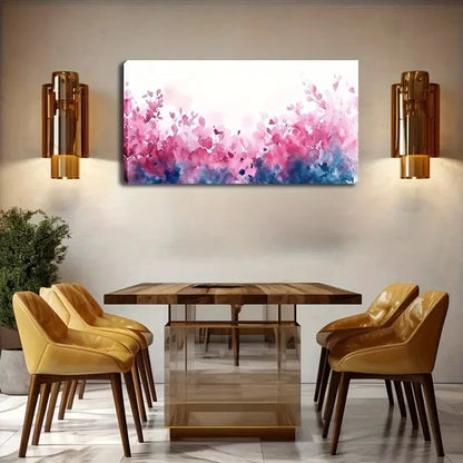 Vibrant Orchid & Butterfly Wall Art Canvas Office Home Room Framed 120x60cm - Bella Home Decor