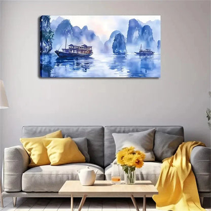 Several Traditional Chinese Wall Art Canvas Office Home Room Framed 120x60cm - Bella Home Decor